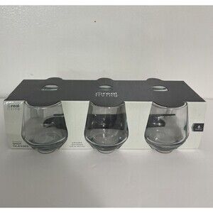 Real Living 6 Rounded Shot Glasses 3.25 oz